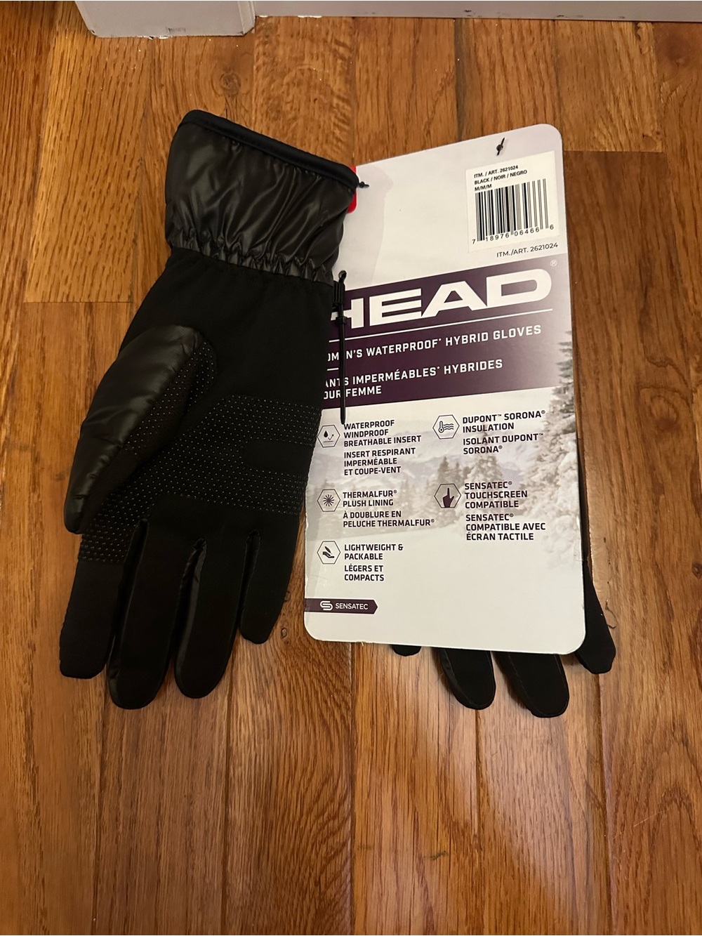 NEW WITH TAGS HEAD Women's Waterproof Hybrid Gloves